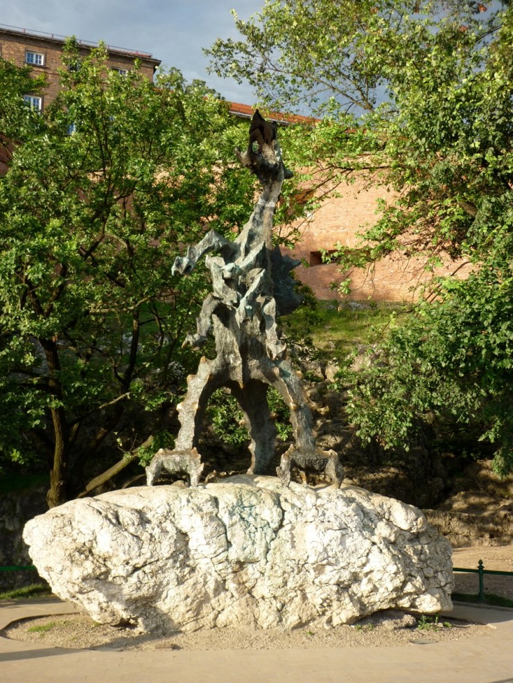 Lohikäärmeen luolassa Krakovassa