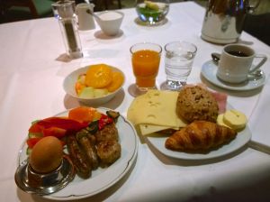 Stuttgart sviitin ikkunasta