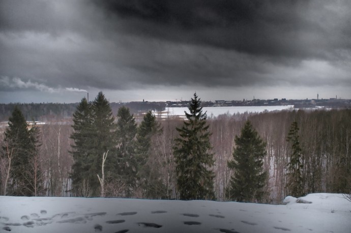 Retkipäivä Herttoniemen näköalakalliolla