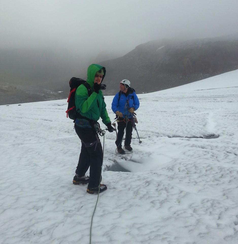 Jäätikkövaellus kokemuksia